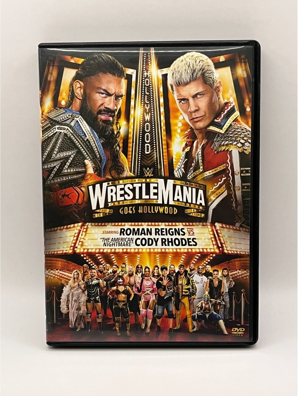 WWE Wrestle Mania Goes Hollywood DVD 3-Disc Set Roman Reigns Sports